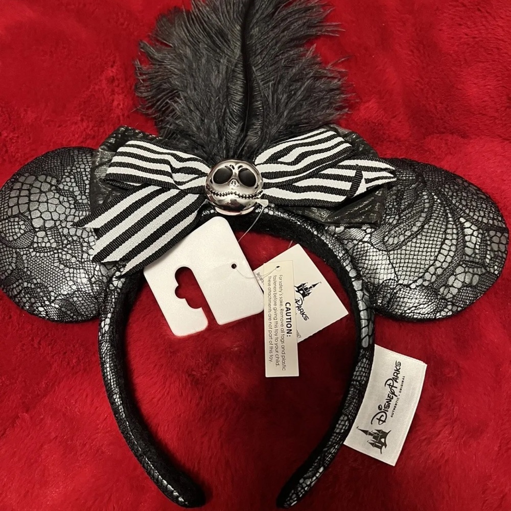 Disney Parks Halloween Nightmare New Minnie Mouse Ears